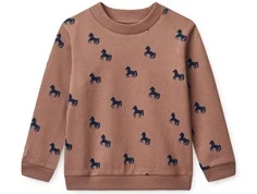 Liewood horses/dark rosetta sweatshirt Thora